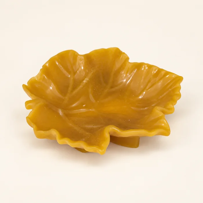 Vela de cera de abelha — flor ampla