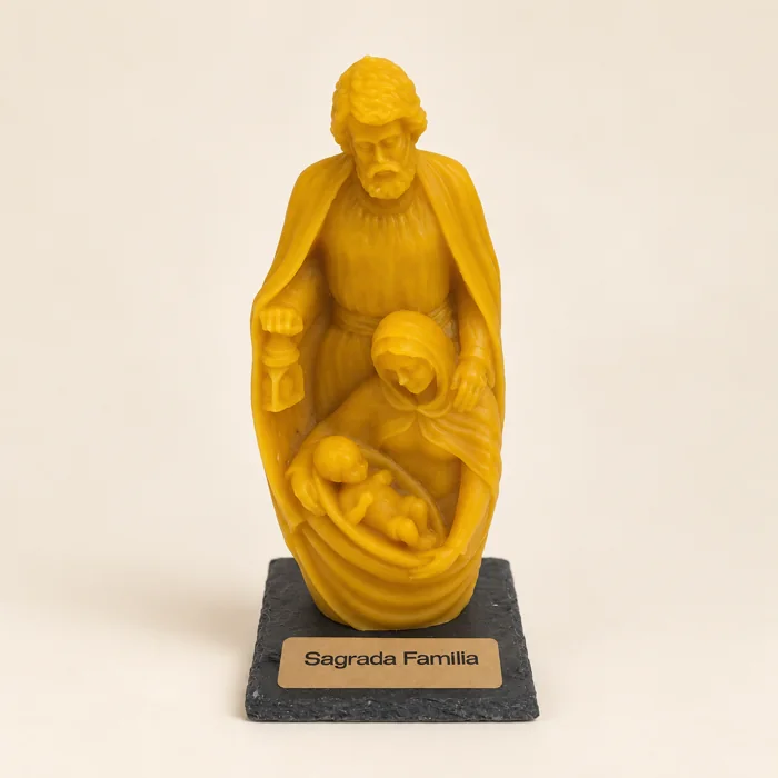 Vela de cera de abelha — sagrada família